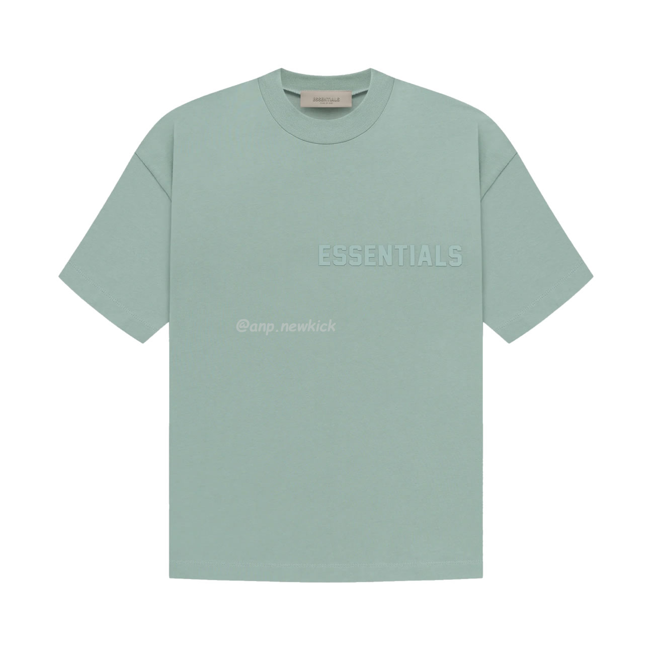 Fear Of God Essentials Fog Logo Letter Short Sleeve T Shirt Plum Purple (17) - www.newkick.vip
